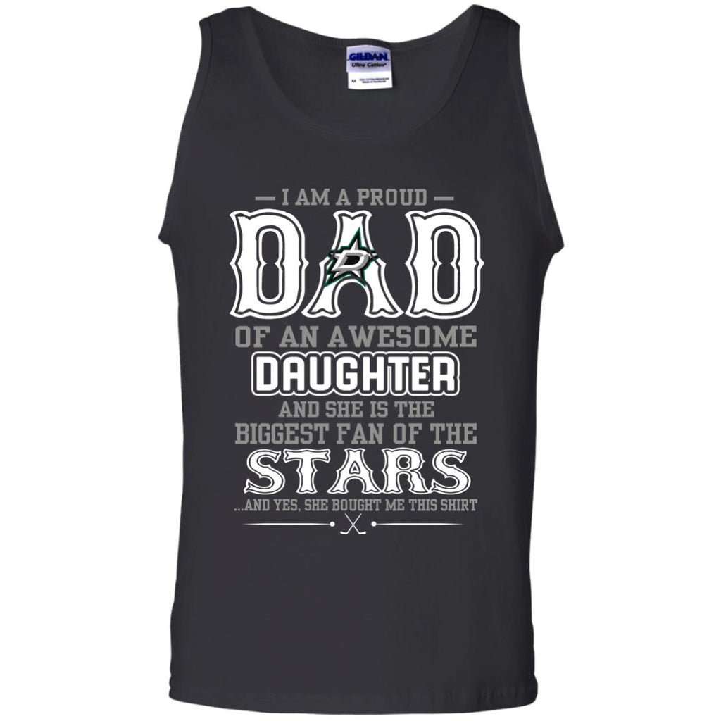 Proud Of Dad Of An Awesome Daughter Dallas Stars T Shirts