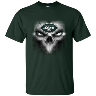 New York Jets Skulls Of Fantasy Logo T Shirts