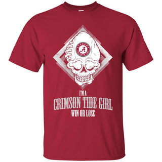 Alabama Crimson Tide Girl Win Or Lose T Shirts