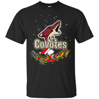 Snoopy Christmas Arizona Coyotes T Shirts