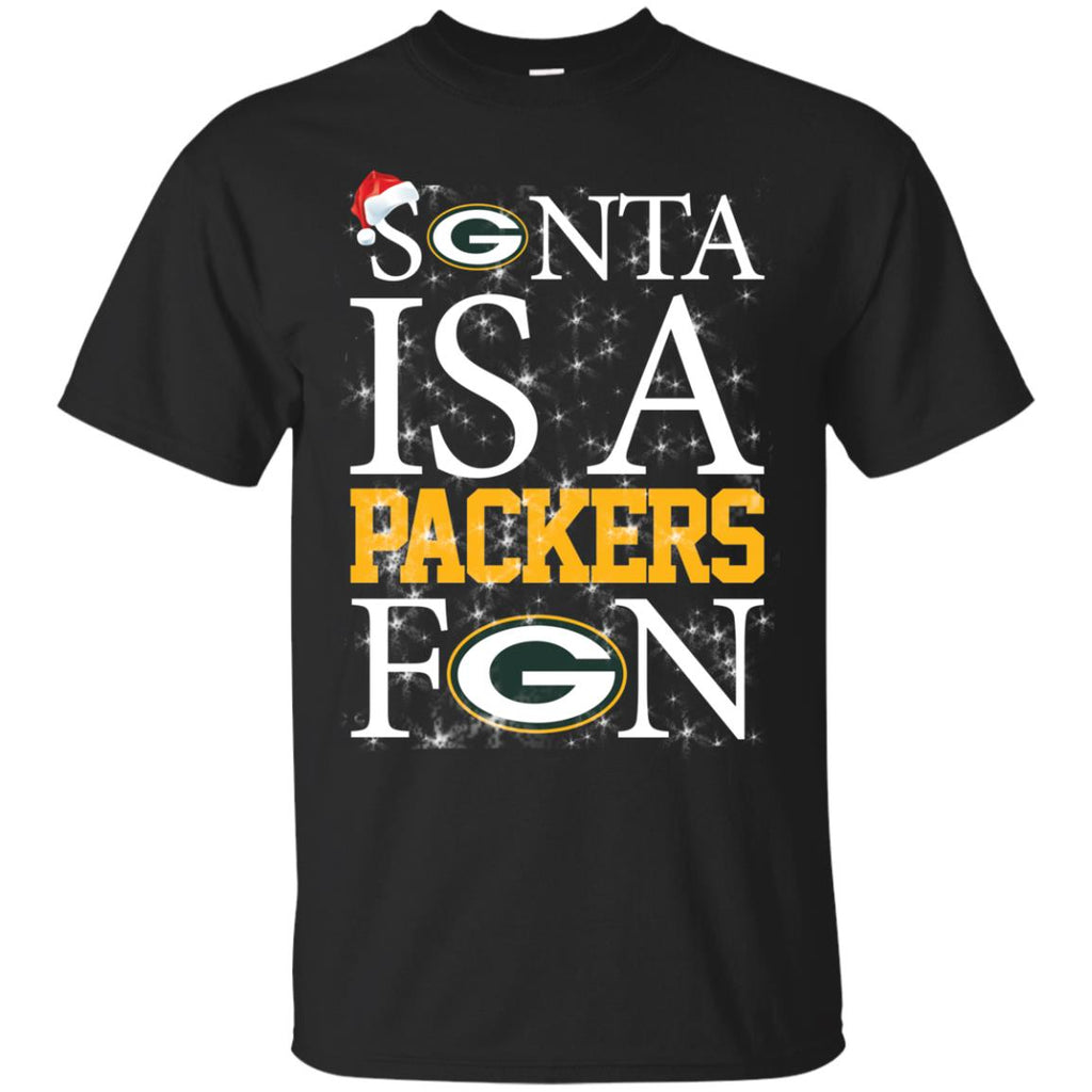 Santa Is A Green Bay Packers Fan T Shirts