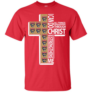 I Can Do All Things Through Christ Florida Panthers T Shirts