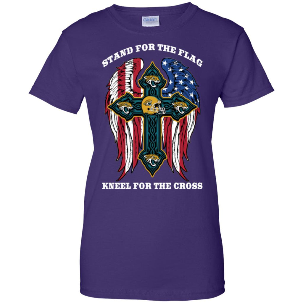 Stand For The Flag Kneel For The Cross Jacksonville Jaguars T Shirts