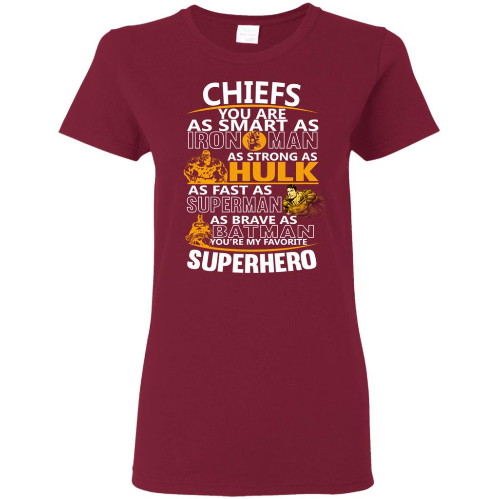 Kansas City Chiefs You're My Favorite Super Hero T Shirts