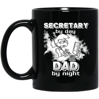 Secretary By Day Dad By Night Mugs