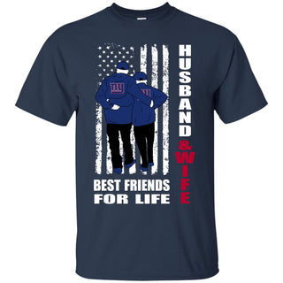 Husband And Wife Best Friends For Life New York Giants T Shirt - Best Funny Store