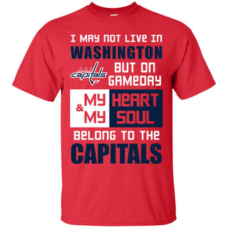 My Heart And My Soul Belong To The Capitals T Shirts