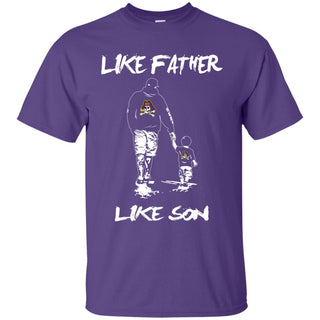 Like Father Like Son East Carolina Pirates T Shirt