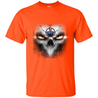 Edmonton Oilers Skulls Of Fantasy Logo T Shirts