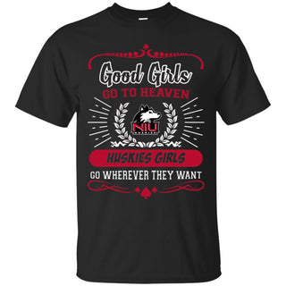 Good Girls Go To Heaven Northern Illinois Huskies Girls T Shirts