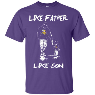 Like Father Like Son Minnesota Vikings T Shirt