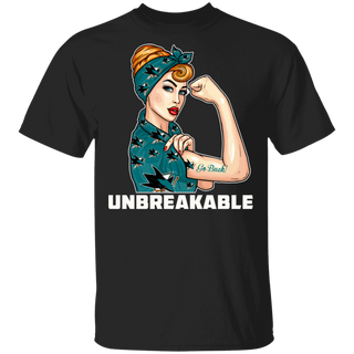 Beautiful Girl Unbreakable Go San Jose Sharks T Shirt