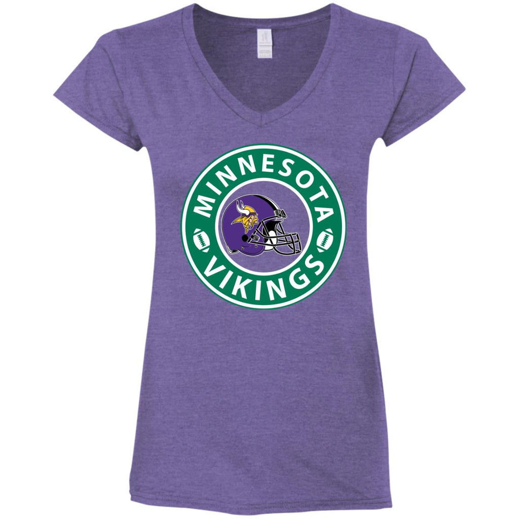 Starbucks Coffee Minnesota Vikings T Shirts