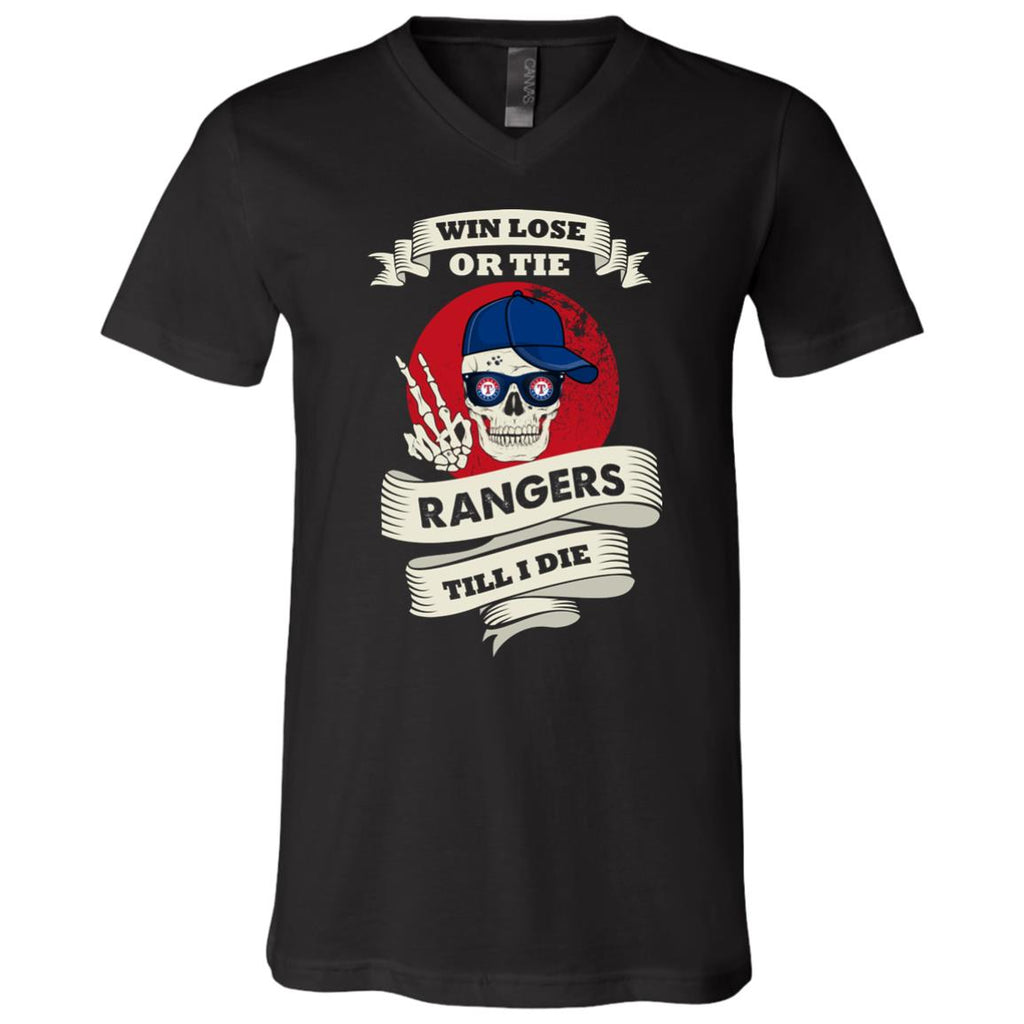 Skull Say Hi Texas Rangers T Shirts