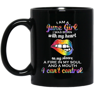 I Am A June Girl Mugs