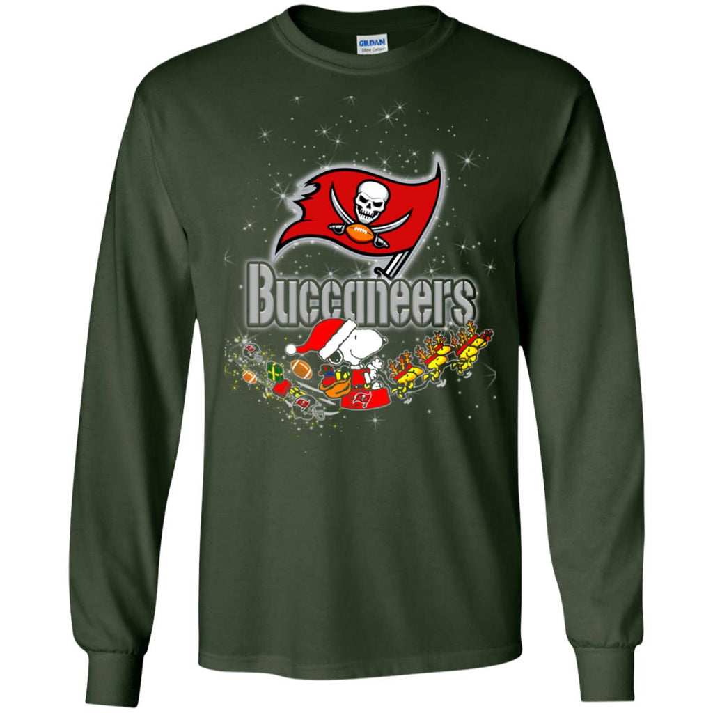 Snoopy Christmas Tampa Bay Buccaneers T Shirts