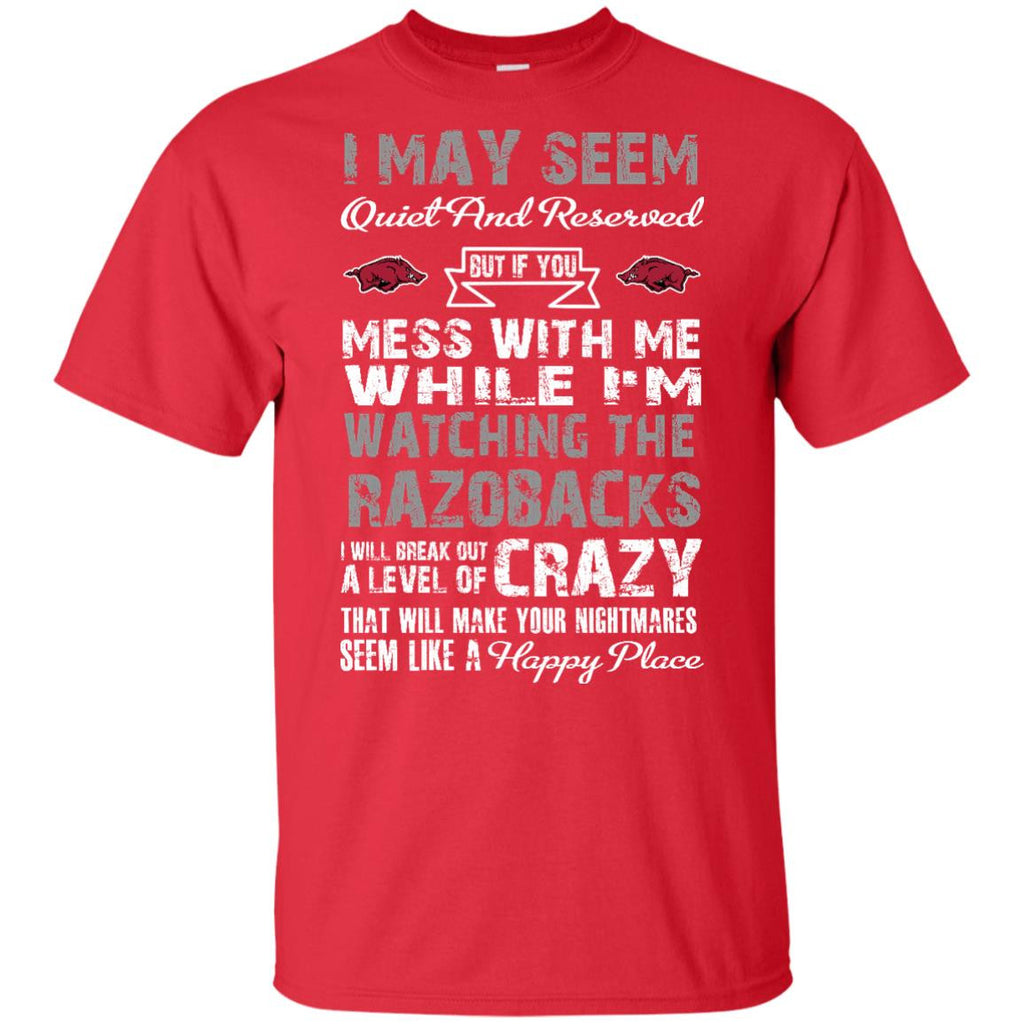I May Seem Arkansas Razorbacks T Shirt - Best Funny Store