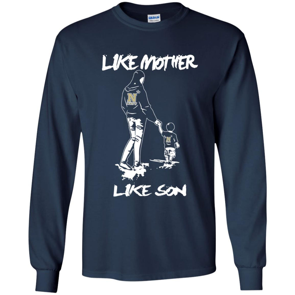 Like Mother Like Son Navy Midshipmen T Shirt