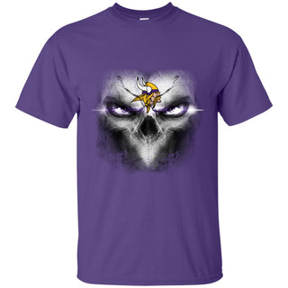 Minnesota Vikings Skulls Of Fantasy Logo T Shirts