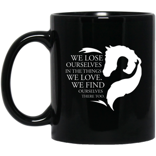 We Find Ourselves There Too Horse Mugs