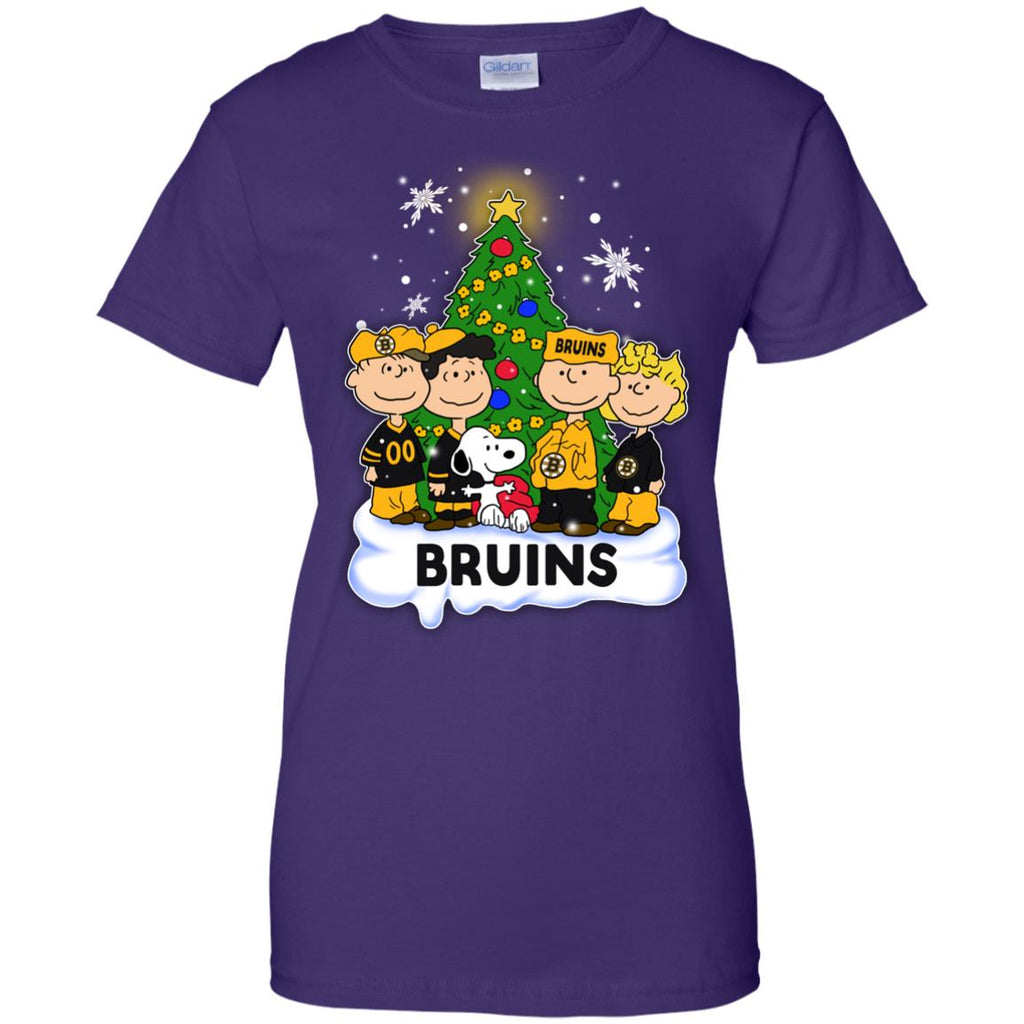 Snoopy The Peanuts Boston Bruins Christmas T Shirts
