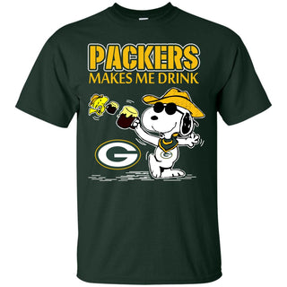 Green Bay Packers Make Me Drinks T Shirts