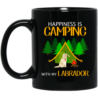 Happiness Is Camping With My Labrador Mugs