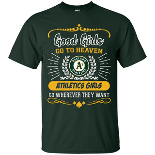 Good Girls Go To Heaven Oakland Athletics Girls T Shirts