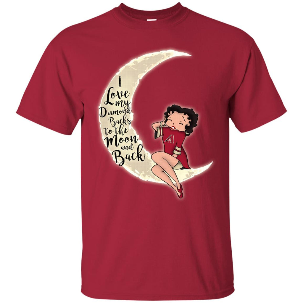 BB I Love My Arizona Diamondbacks To The Moon And Back T Shirt - Best Funny Store