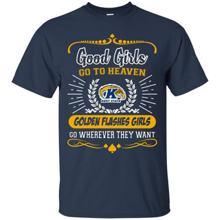 Good Girls Go To Heaven Kent State Golden Flashes Girls T Shirts