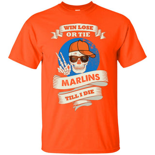 Skull Say Hi Miami Marlins T Shirts