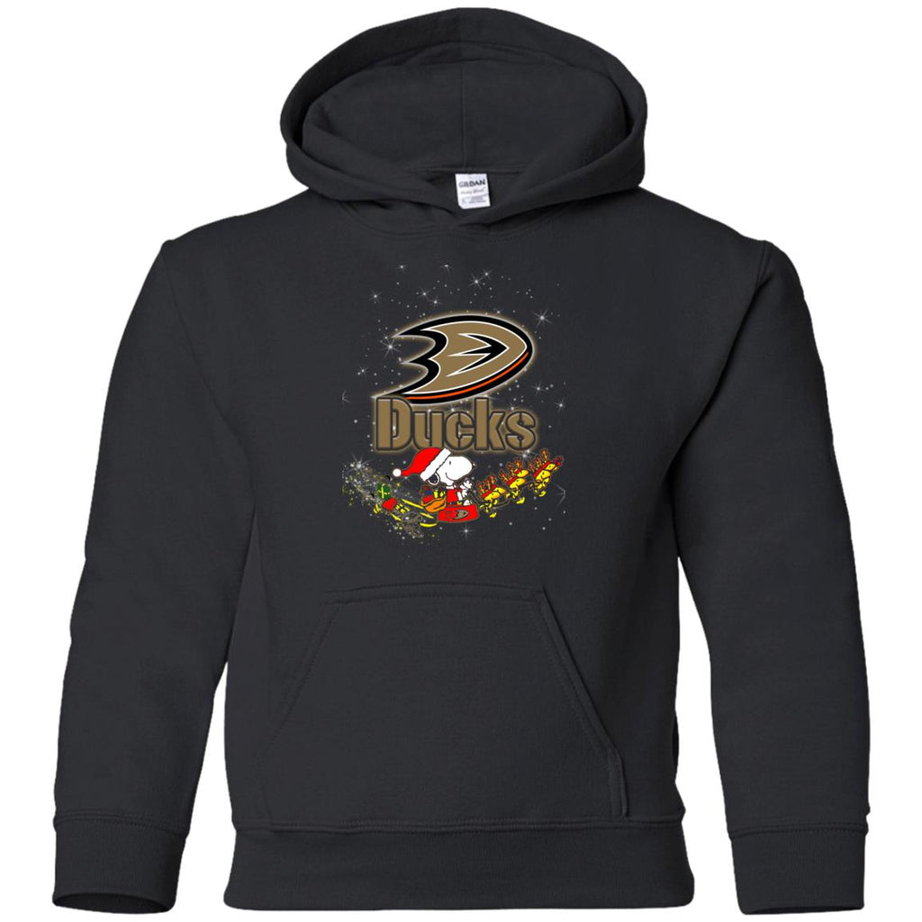 Snoopy Christmas Anaheim Ducks T Shirts