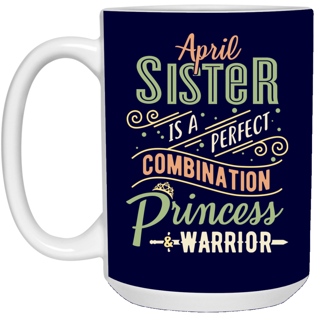 April Sister Combination Princess And Warrior Mugs