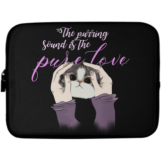 The Purring Sound Is The Pure Love Cat Laptop Sleeves