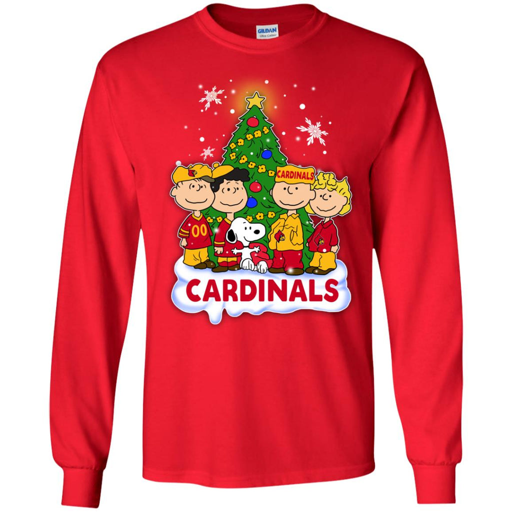Louisville Cardinals Snoopy Cute Heart American Sports Team Funny 3D  Sweater For Men And Women Gift Christmas - Angelicshirt