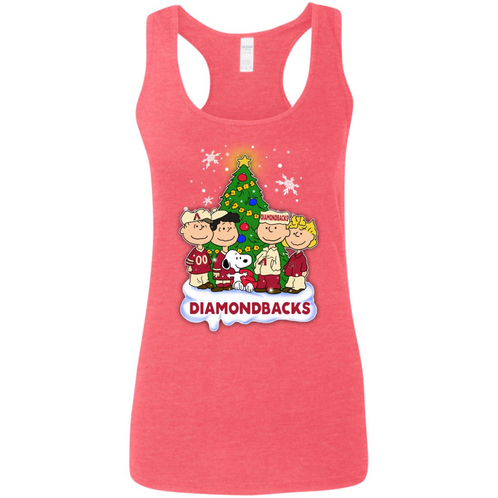 Snoopy The Peanuts Arizona Diamondbacks Christmas T Shirts
