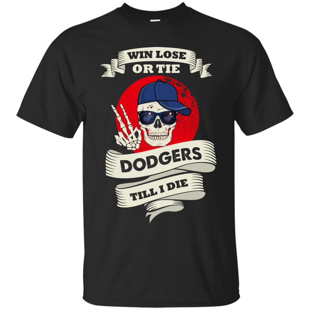 Skull Say Hi Los Angeles Dodgers T Shirts