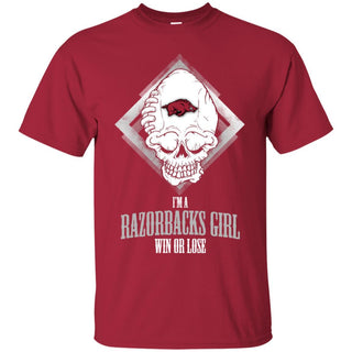 Arkansas Razorbacks Girl Win Or Lose T Shirts