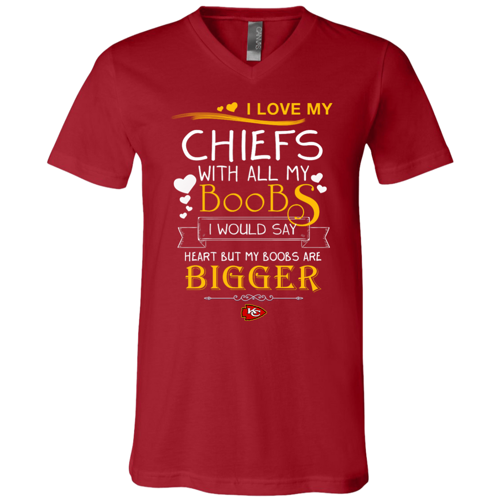 I Love My Kansas City Chiefs With All My Boobs T Shirts