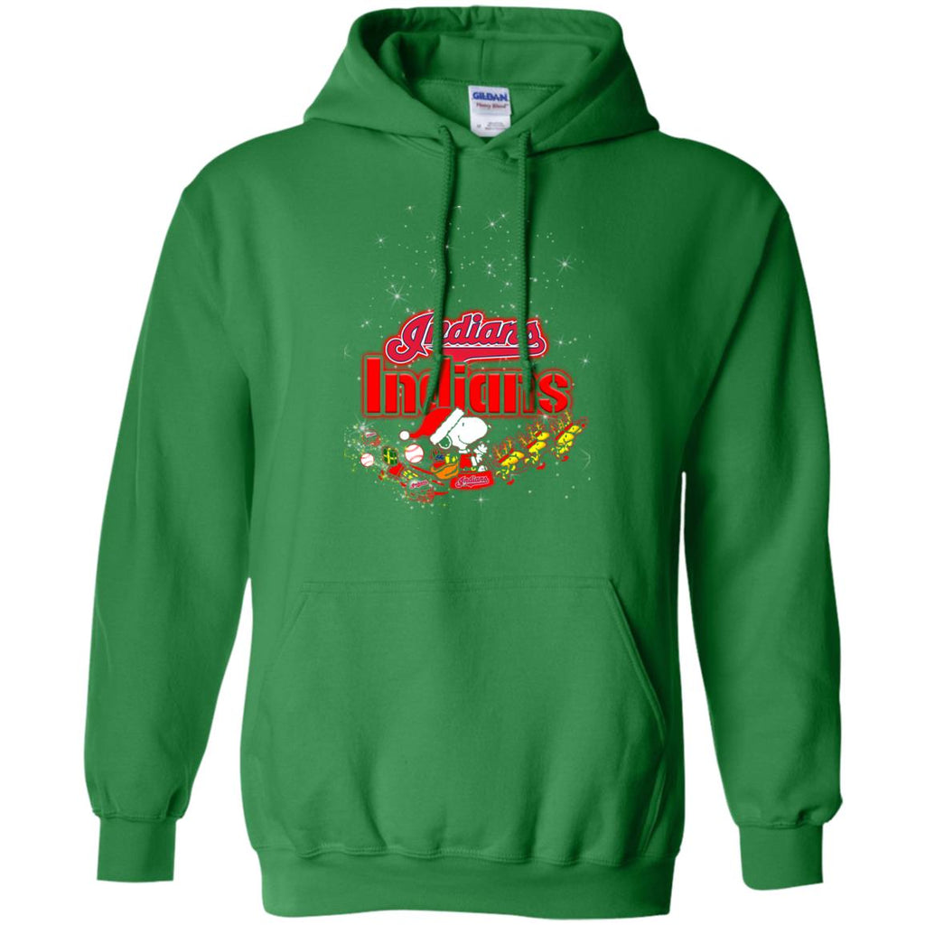 Snoopy Christmas Cleveland Indians T Shirts