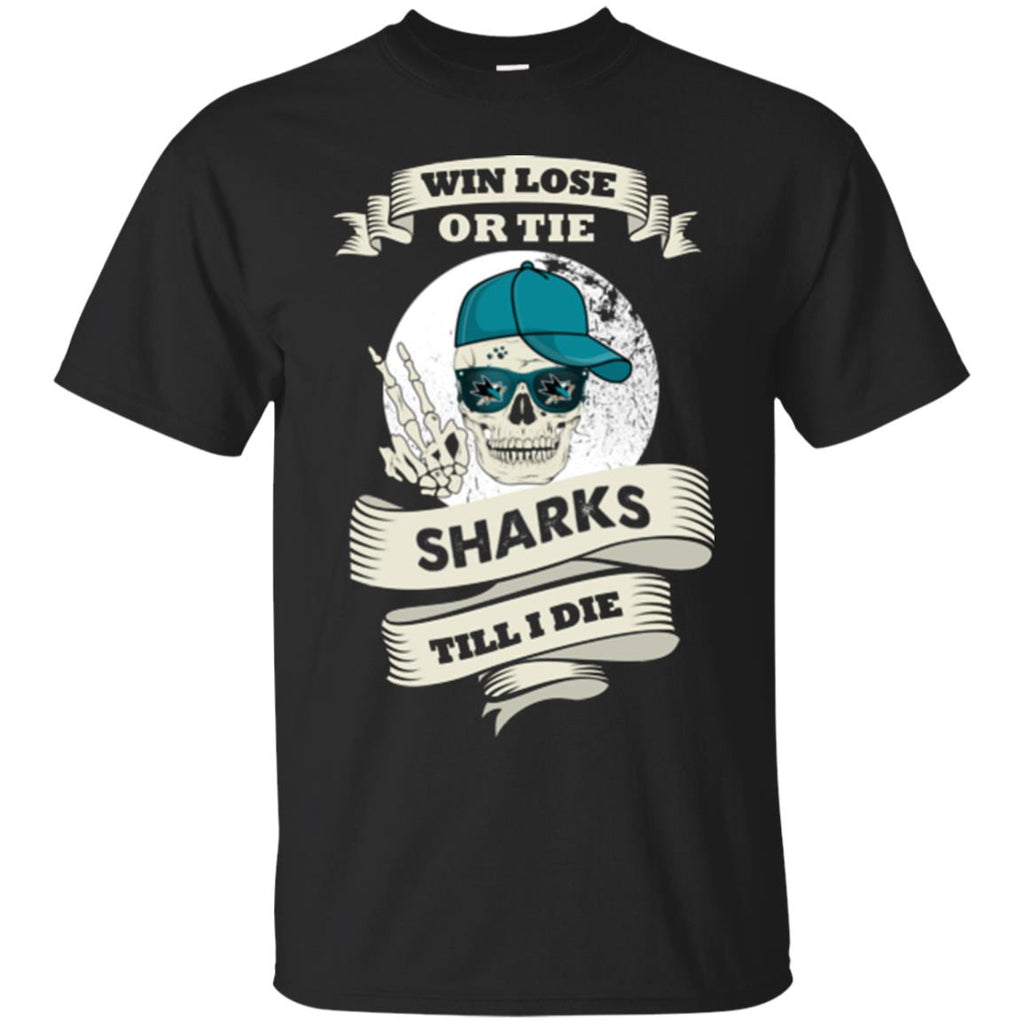 Skull Say Hi San Jose Sharks T Shirts