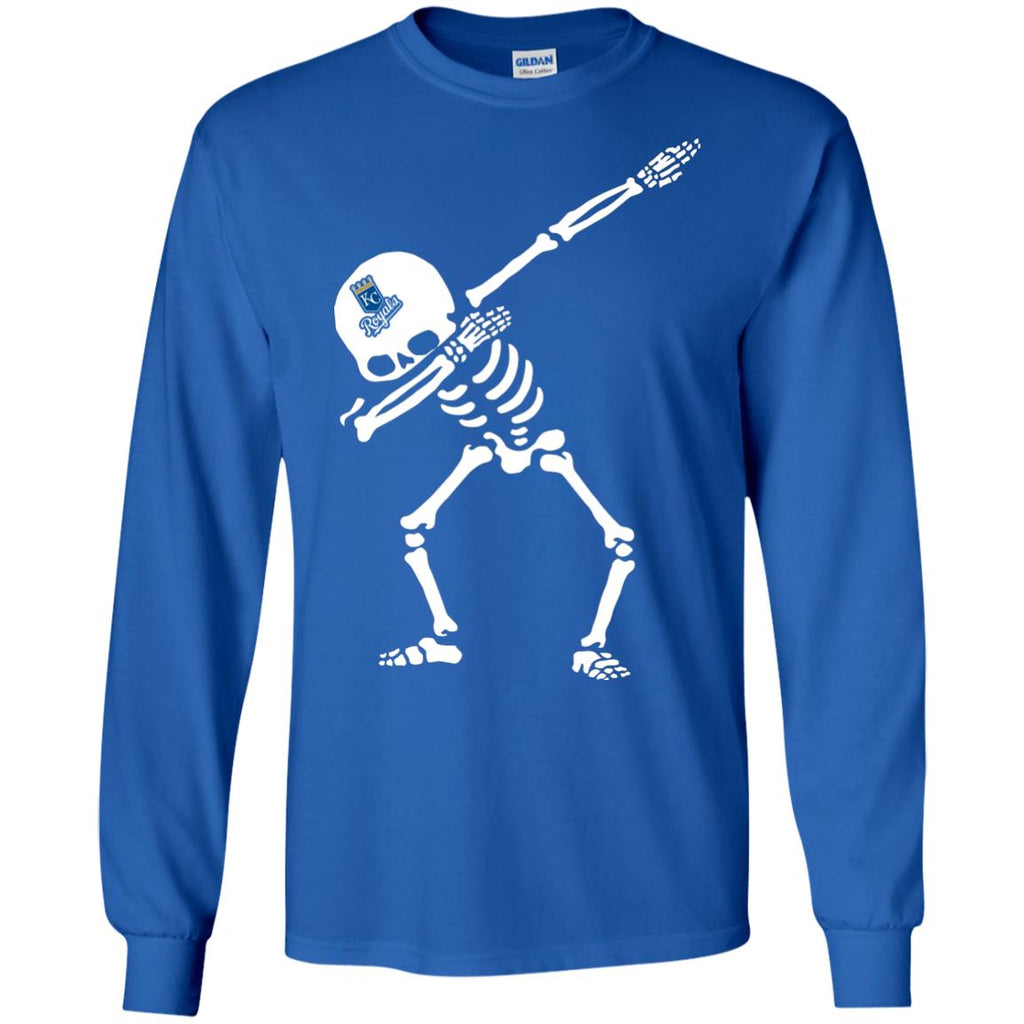 Dabbing Skull Kansas City Royals T Shirts