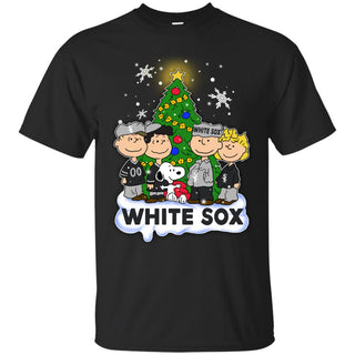 Snoopy The Peanuts Chicago White Sox Christmas T Shirts