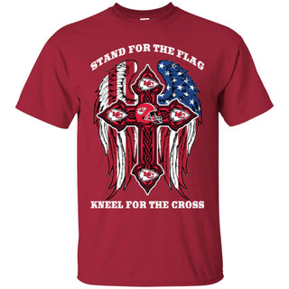 Stand For The Flag Kneel For The Cross Kansas City Chiefs T Shirts