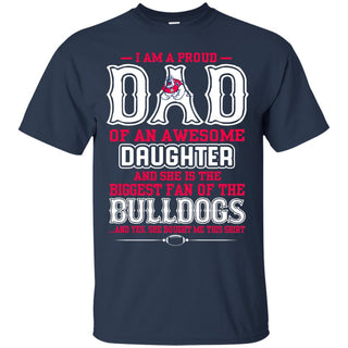 Proud Of Dad Of An Awesome Daughter Fresno State Bulldogs T Shirts