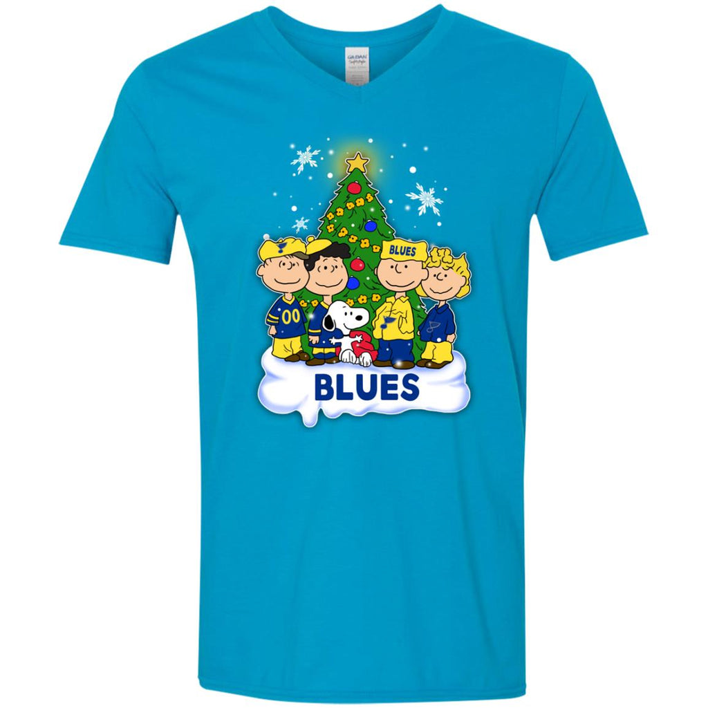 Snoopy The Peanuts St. Louis Blues Christmas T Shirts