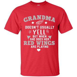 But Different When She Does Her Detroit Red Wings Are Playing T Shirts