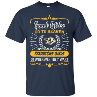 Good Girls Go To Heaven Nashville Predators Girls T Shirts