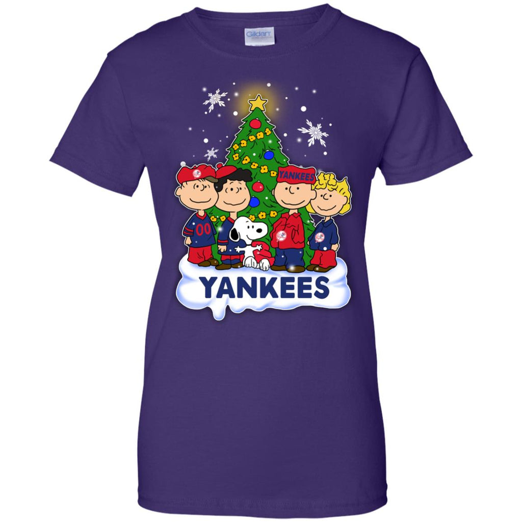 Snoopy The Peanuts New York Yankees Christmas T Shirts – Best Funny Store