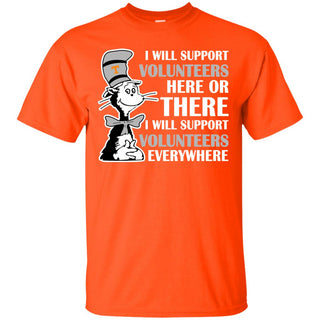 I Will Support Everywhere Tennessee Volunteers T Shirts